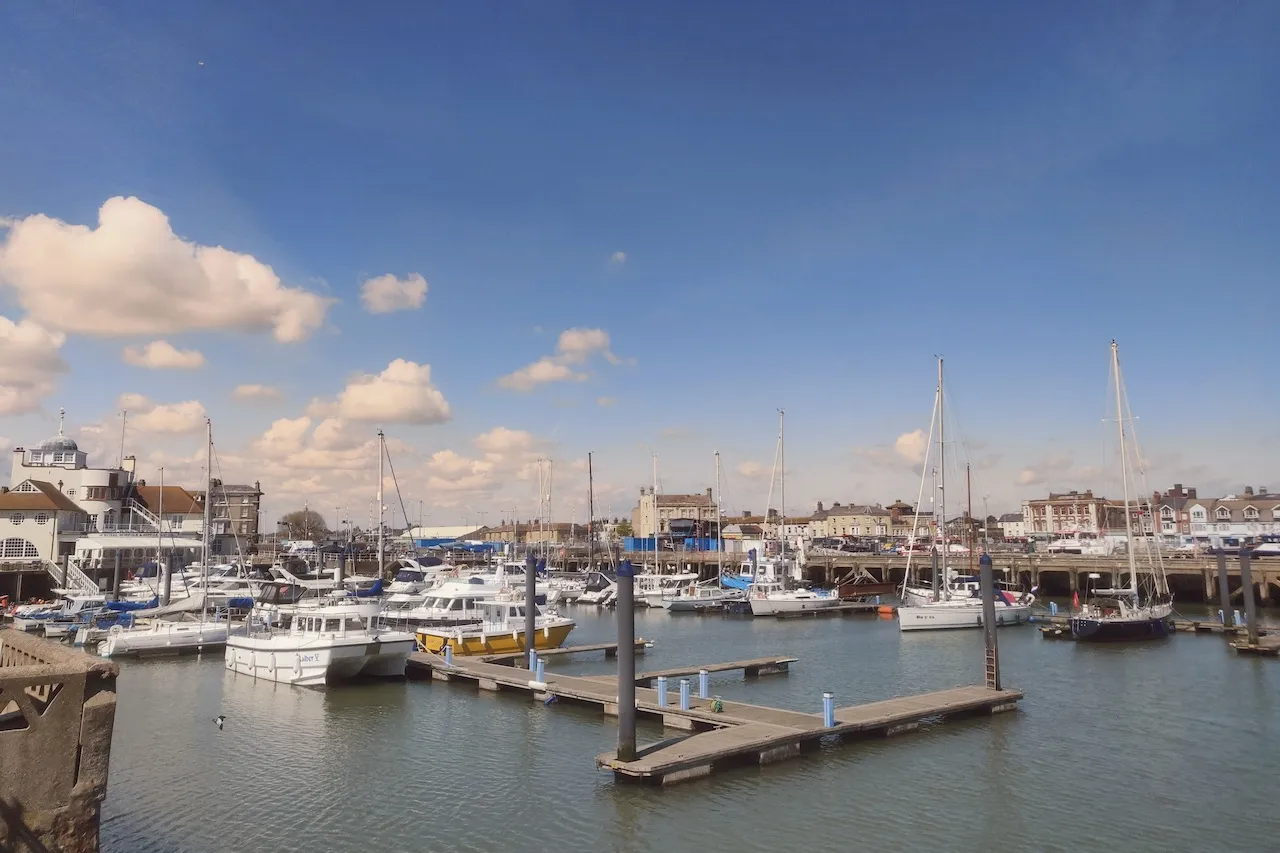 Coelacanth in Lowestoft harbour